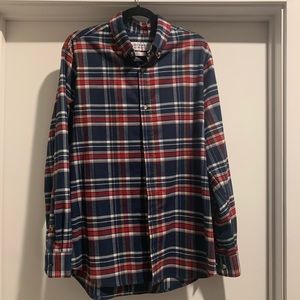 Mizzen & Main large trim fit flannel